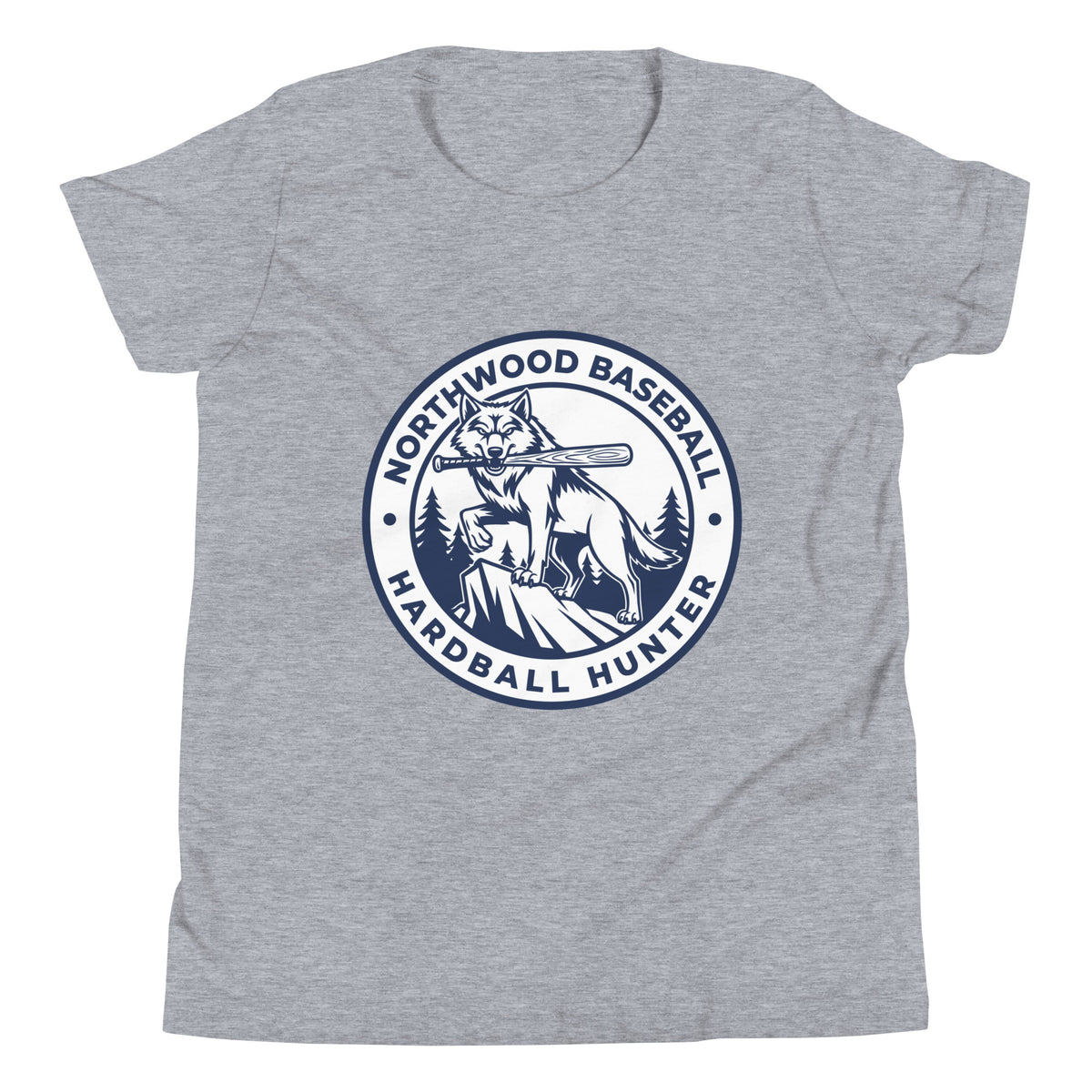 Performance | Youth T-Shirt | Northwood High School Baseball | Badge Logo
