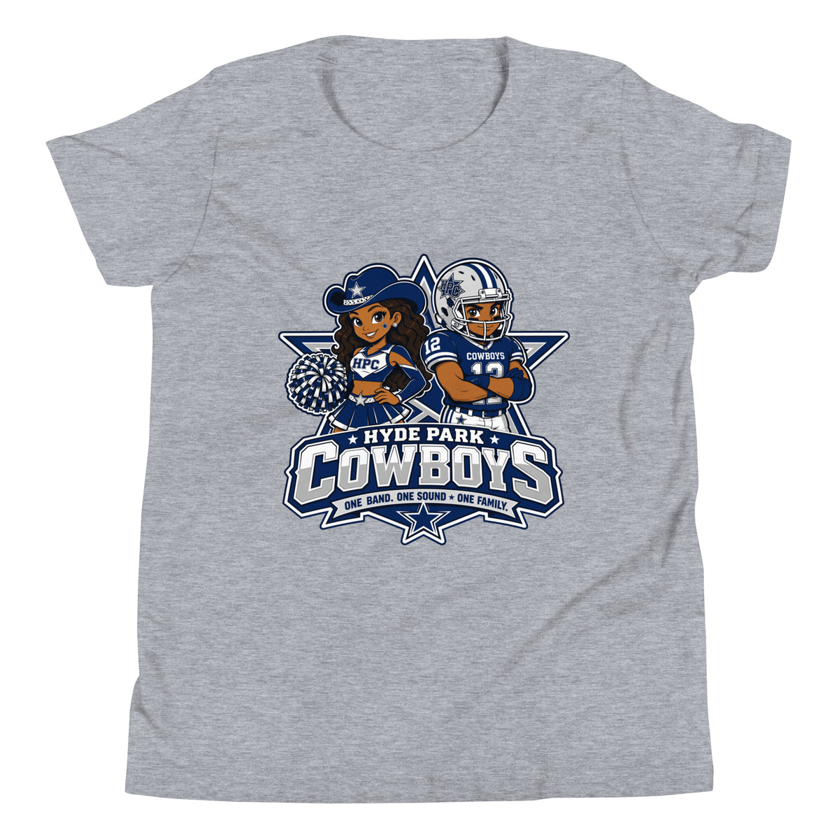 Performance | Youth T-Shirt | Hyde Park Cowboys | Vanguard Logo
