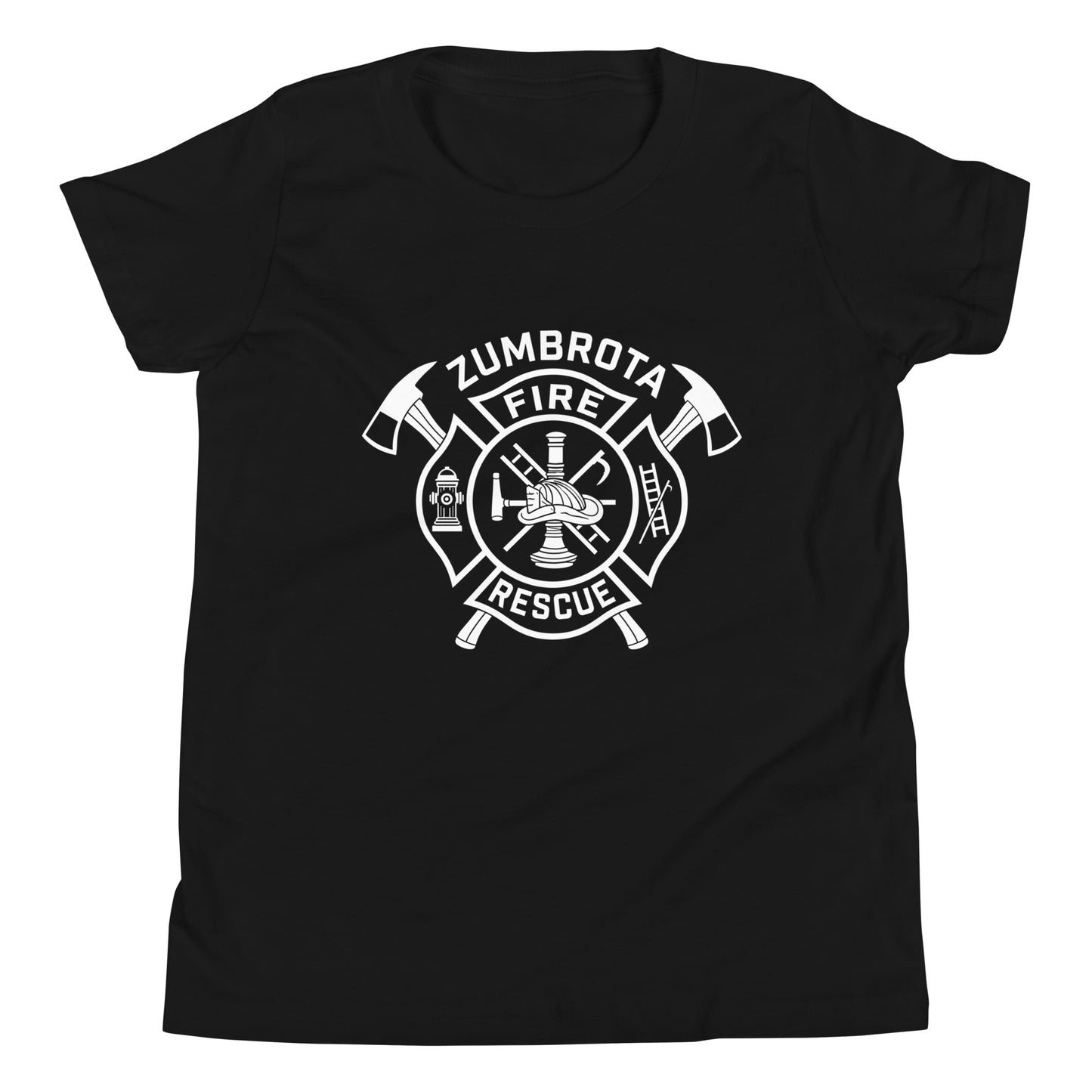 Performance | Youth T-Shirt | Zumbrota Fire Department | Crest Logo