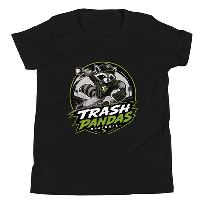 Performance | Youth T-Shirt | Trash Pandas Baseball Organization | Vanguard Logo