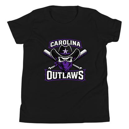Performance | Youth T-Shirt | Carolina Outlaws Baseball | Crest Logo