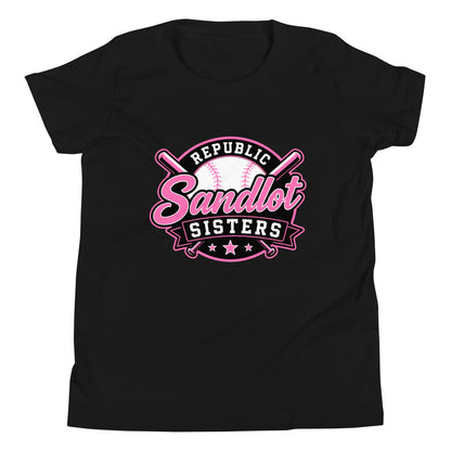 Performance | Youth T-Shirt | Sandlot Sisters | Badge Logo