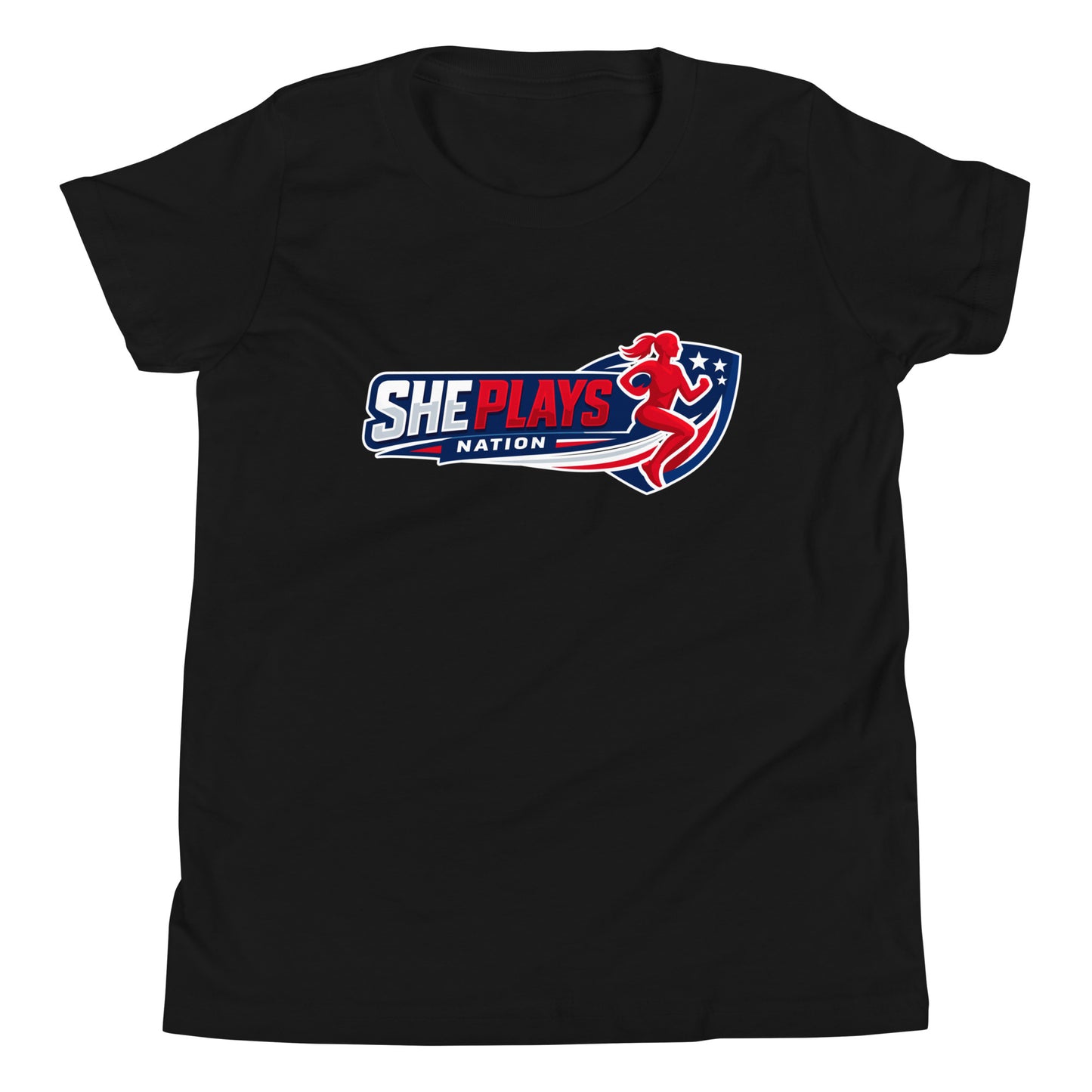 Performance | Youth T-Shirt | She Plays Nation | Crest Logo