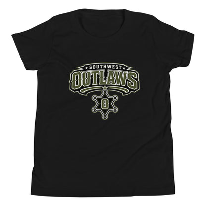 Performance | Youth T-Shirt | Southwest Outlaws | Frontier Athletics Logo