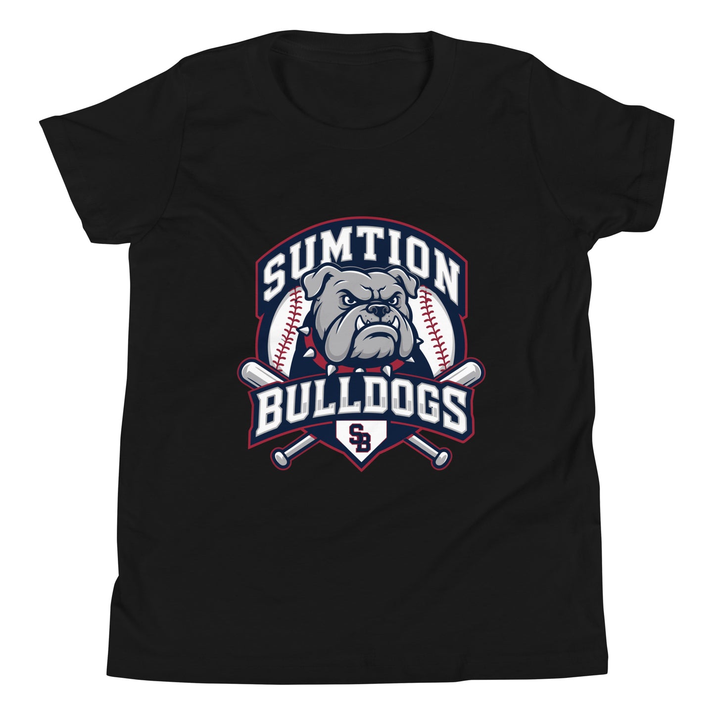 Performance | Youth T-Shirt | Sumtion bulldogs | Emblem Logo