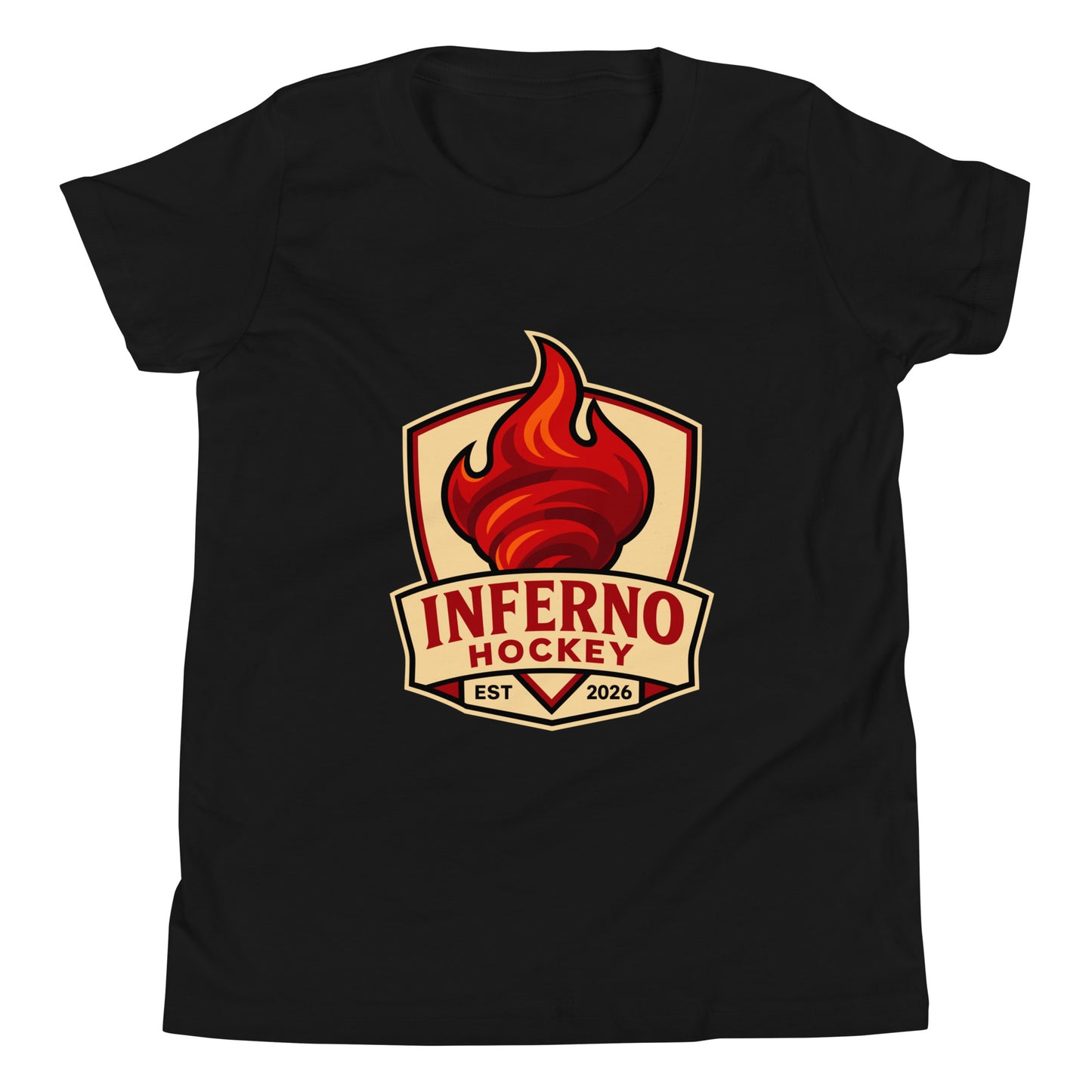 Performance | Youth T-Shirt | Inferno Hockey | Crest Logo
