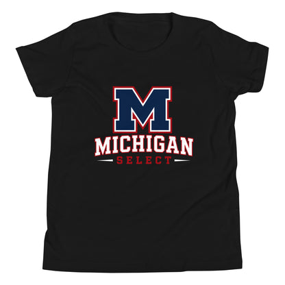 Performance | Youth T-Shirt | Michigan Select Baseball | Emblem Logo