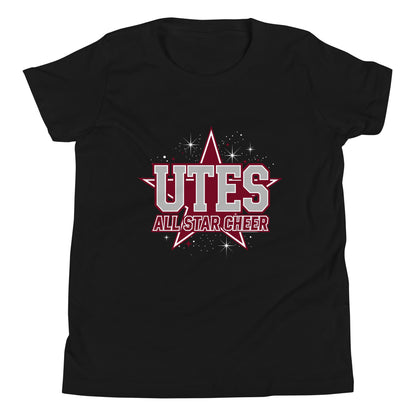 Performance | Youth T-Shirt | Utes Allstar Cheer | Crest Logo