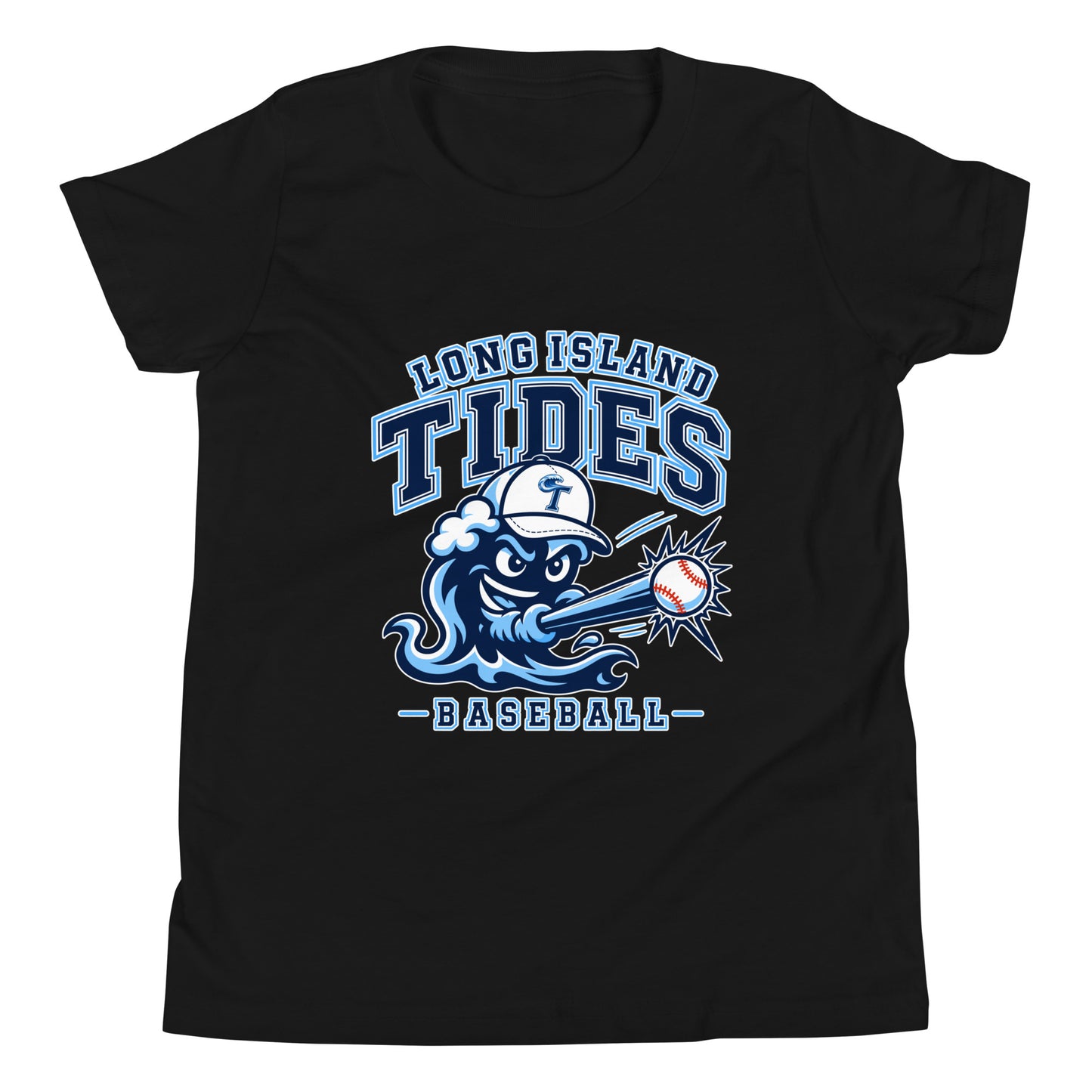 Performance | Youth T-Shirt | Long Island Tides Baseball | Valor Logo