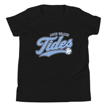 Performance | Youth T-Shirt | Long Island Tides Baseball | Athletics Logo