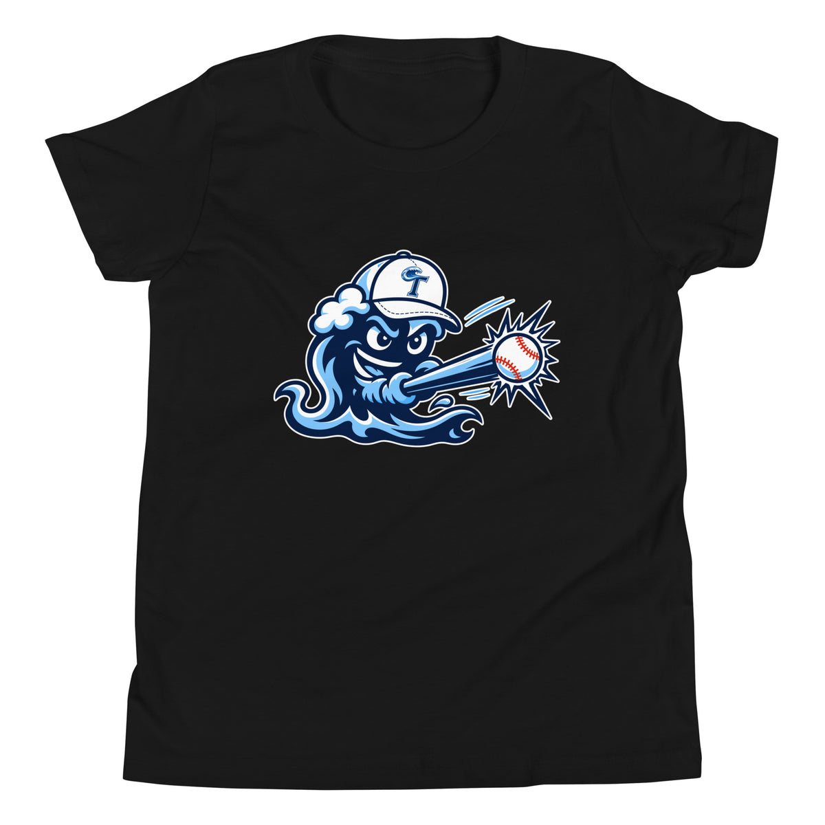 Performance | Youth T-Shirt | Long Island Tides Baseball | Mascot Logo