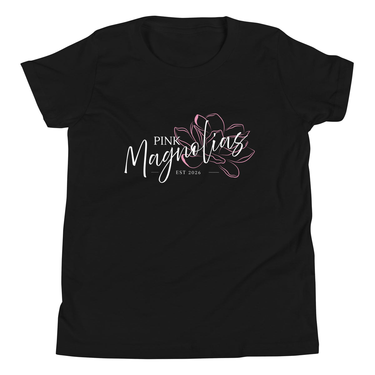 Performance | Youth T-Shirt | Pink Magnolias Dance | Modern Script Logo