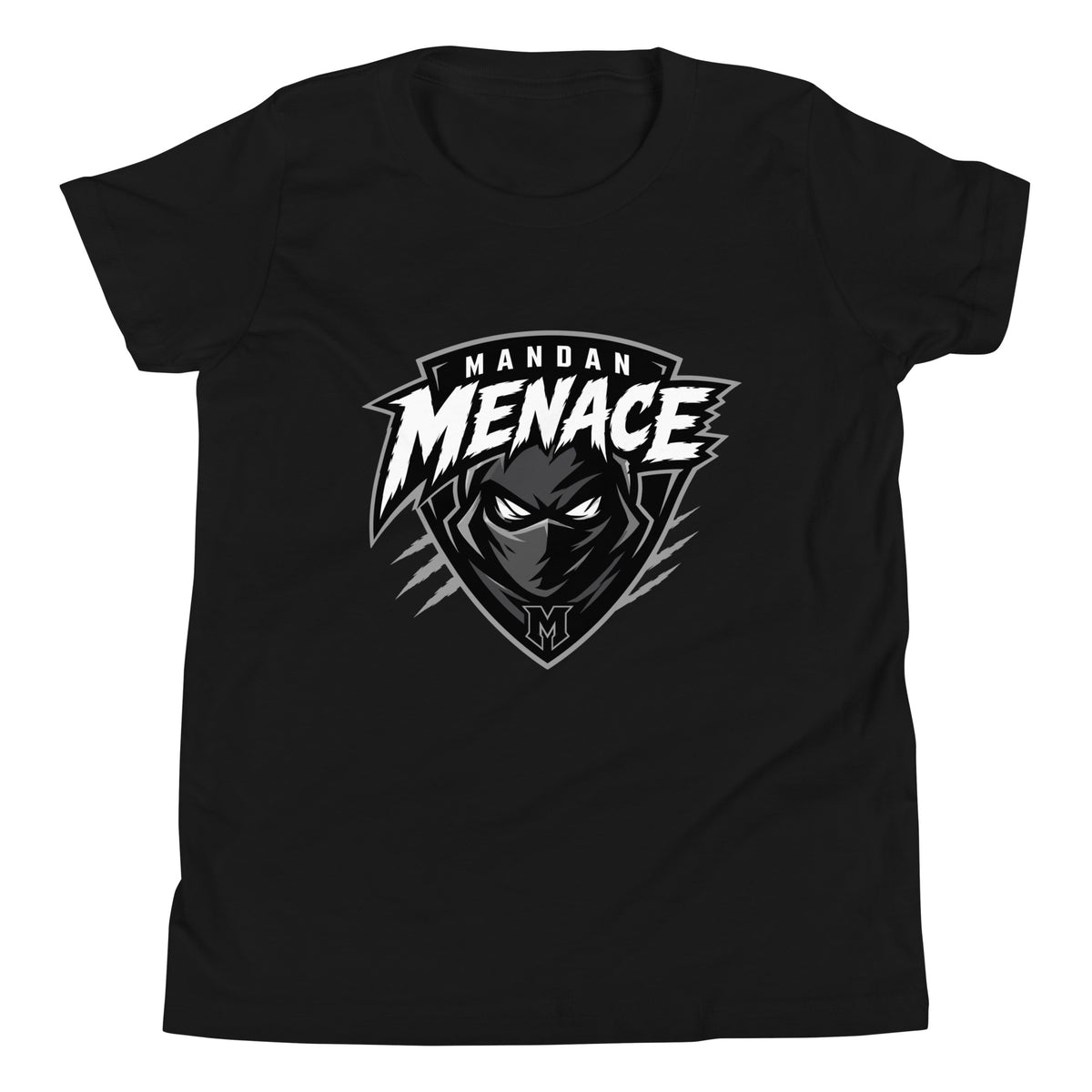 Performance | Youth T-Shirt | Mandan Menace | Shield Logo