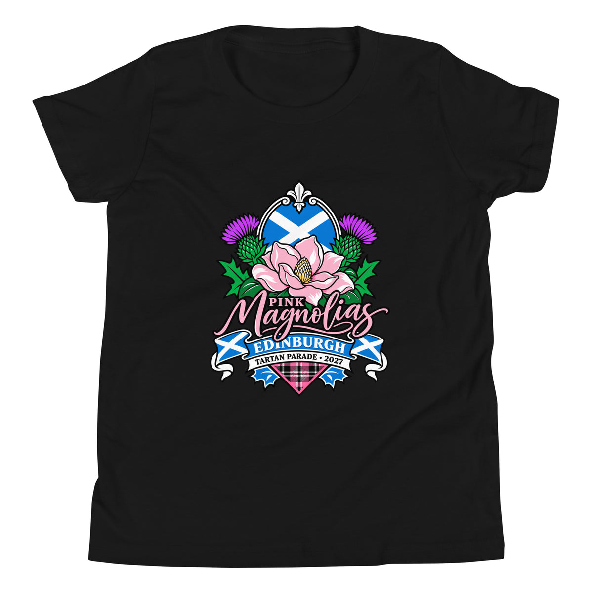 Performance | Youth T-Shirt | Pink Magnolias Dance | Valor Logo