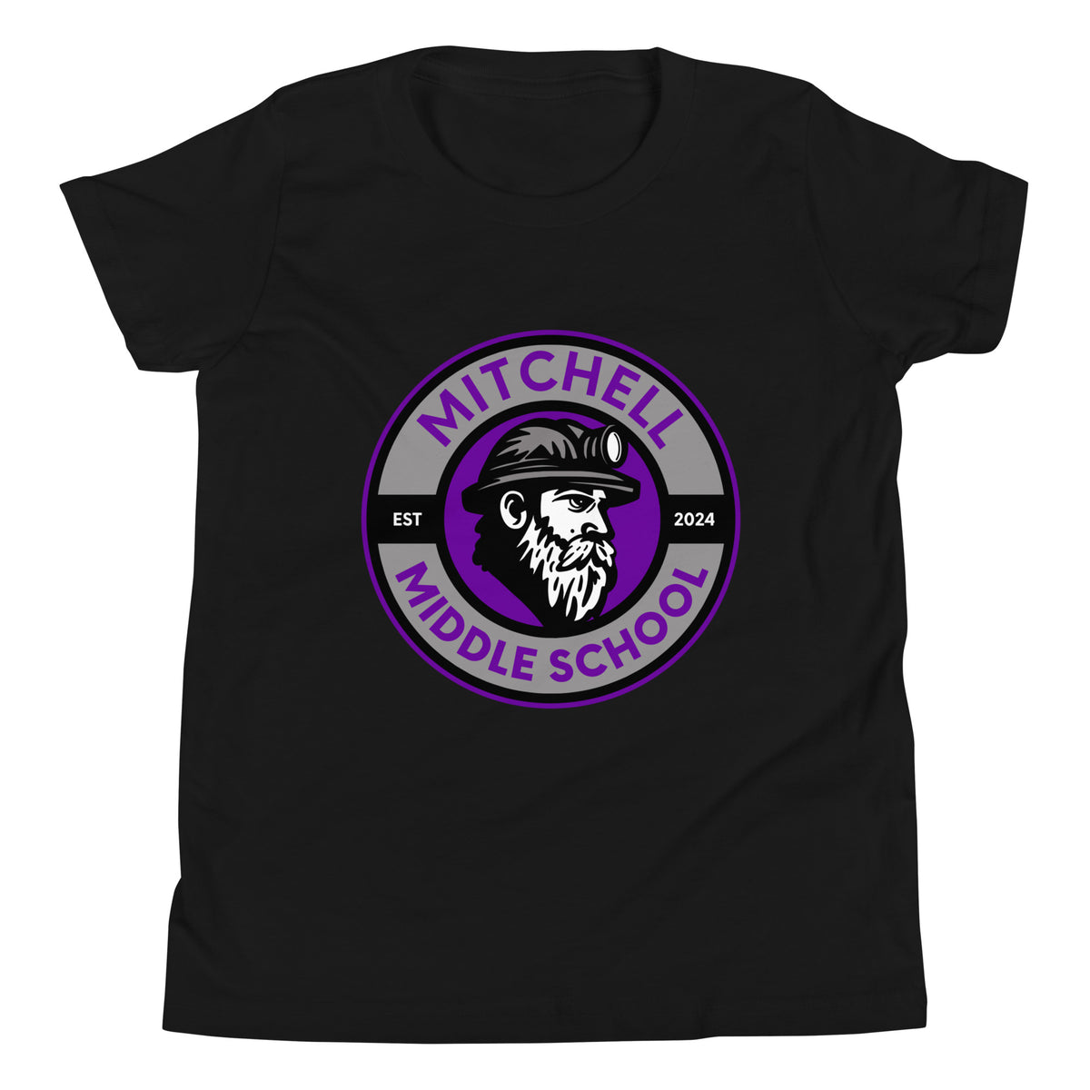 Performance | Youth T-Shirt | Mitchell Middle School Softball | Badge Logo
