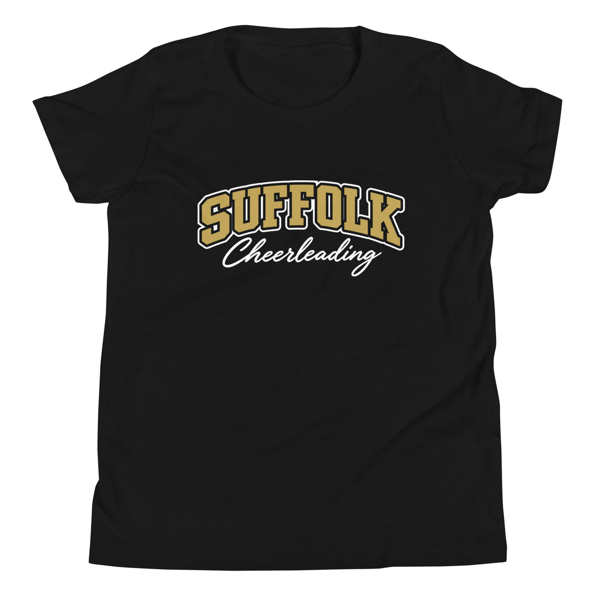 Performance | Youth T-Shirt | Suffolk University Cheerleading | Valor Logo