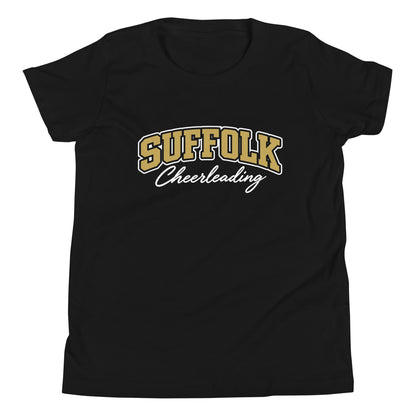 Performance | Youth T-Shirt | Suffolk University Cheerleading | Valor Logo