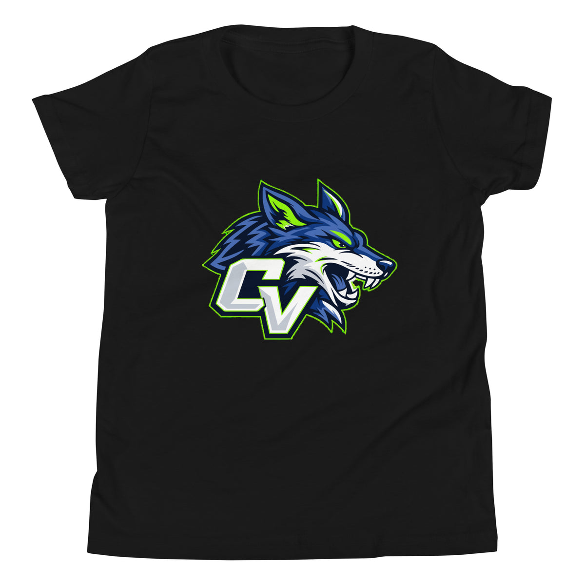 Performance | Youth T-Shirt | Cumberland Valley Coyotes Football | Crest Logo
