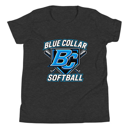 Performance | Youth T-Shirt | Blue Collar Softball 2034 | Shield Logo