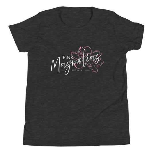 Performance | Youth T-Shirt | Pink Magnolias Dance | Modern Script Logo
