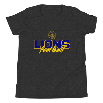 Performance | Youth T-Shirt | Chestnut Ridge Lions Football | Vanguard Logo