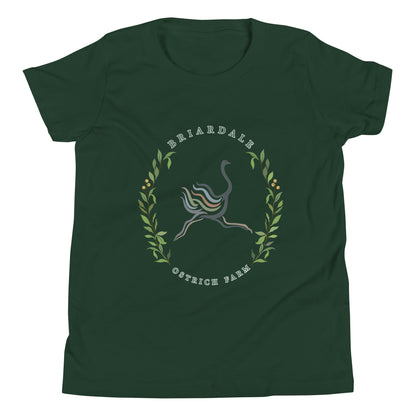 Performance | Youth T-Shirt | Briardale Ostrich Farm | Crest Logo