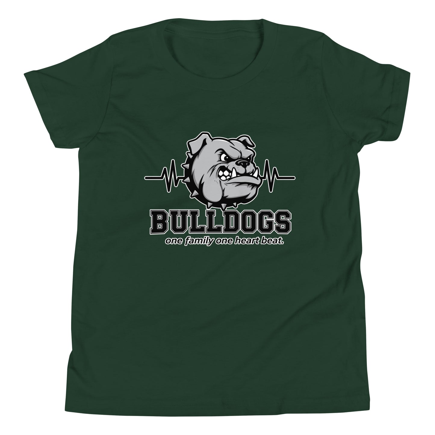 Performance | Youth T-Shirt | Celina Recreational Football Black | Bulldogs Crest Logo