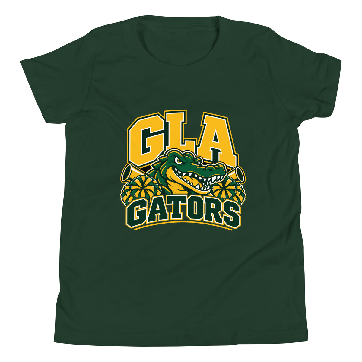 Performance | Youth T-Shirt | GLA Gators Cheer Team | Emblem Logo
