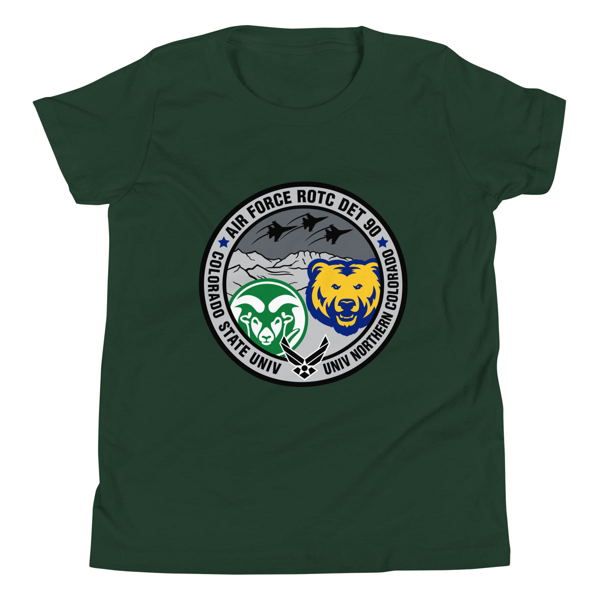 Performance | Youth T-Shirt | Colorado State Detachment 90 | Badge Logo