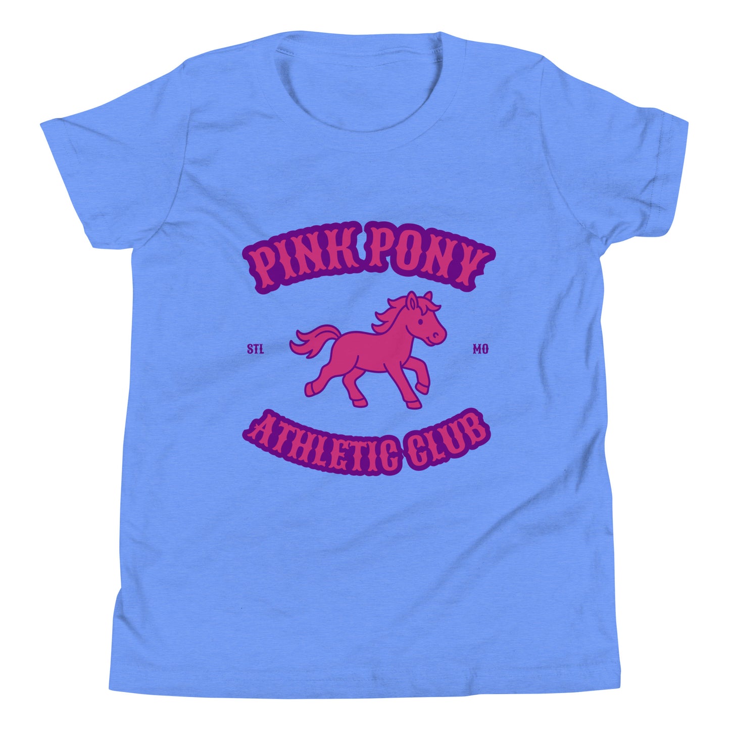 Performance | Youth T-Shirt | Pink Pony Athletic Club | Crest Logo