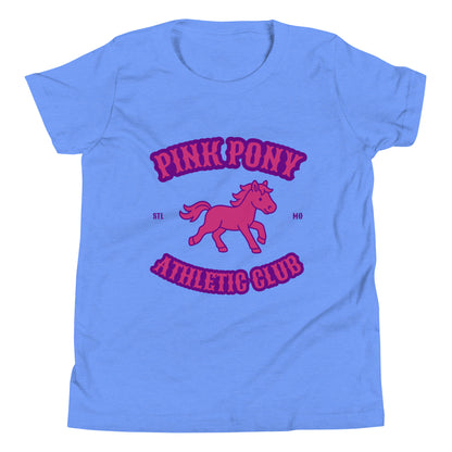 Performance | Youth T-Shirt | Pink Pony Athletic Club | Crest Logo