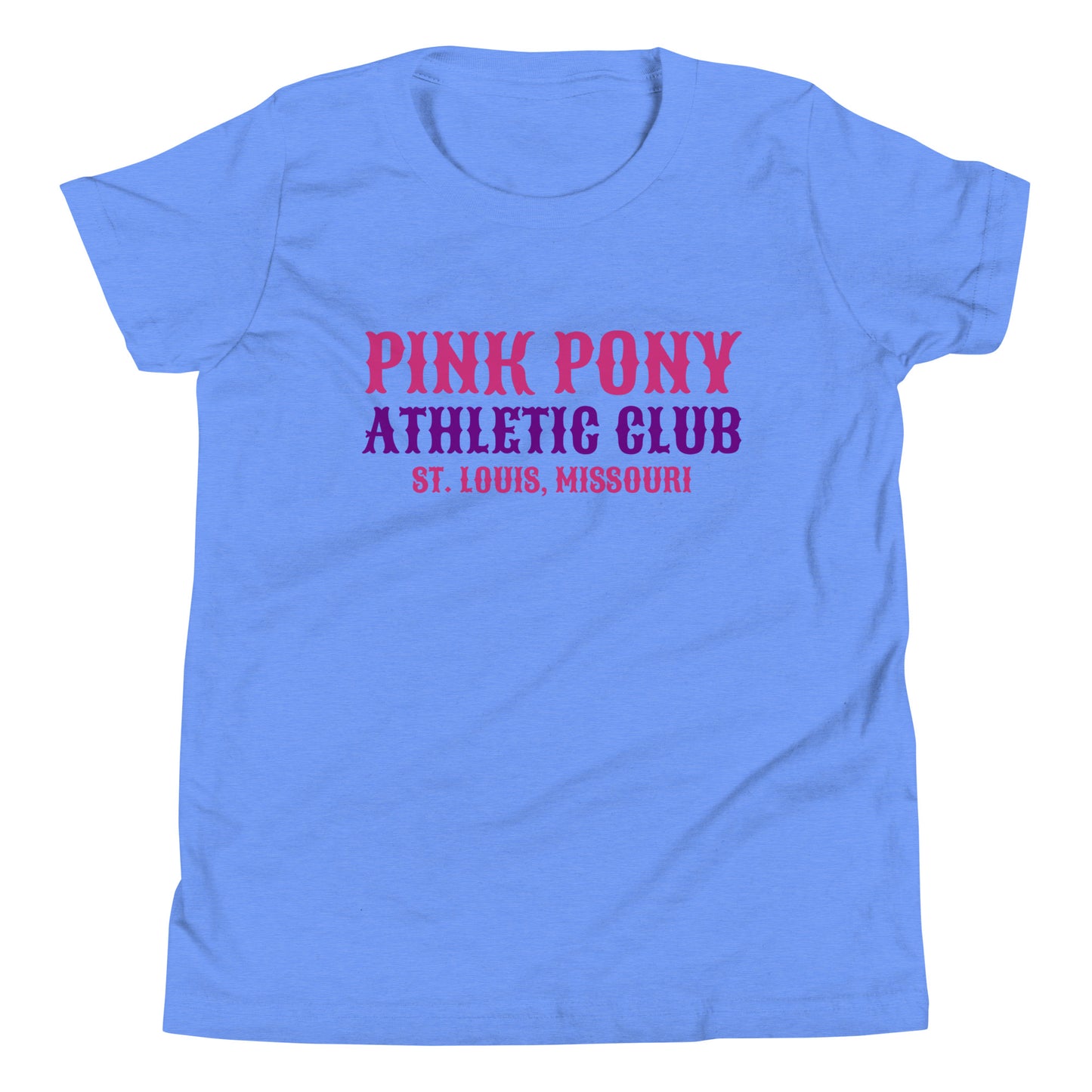Performance | Youth T-Shirt | Pink Pony Athletic Club | Athletic Wordmark Logo