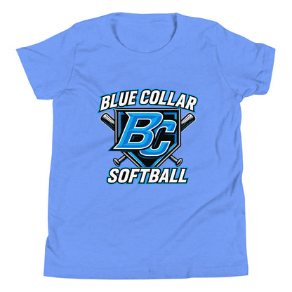 Performance | Youth T-Shirt | Blue Collar Softball 2034 | Shield Logo