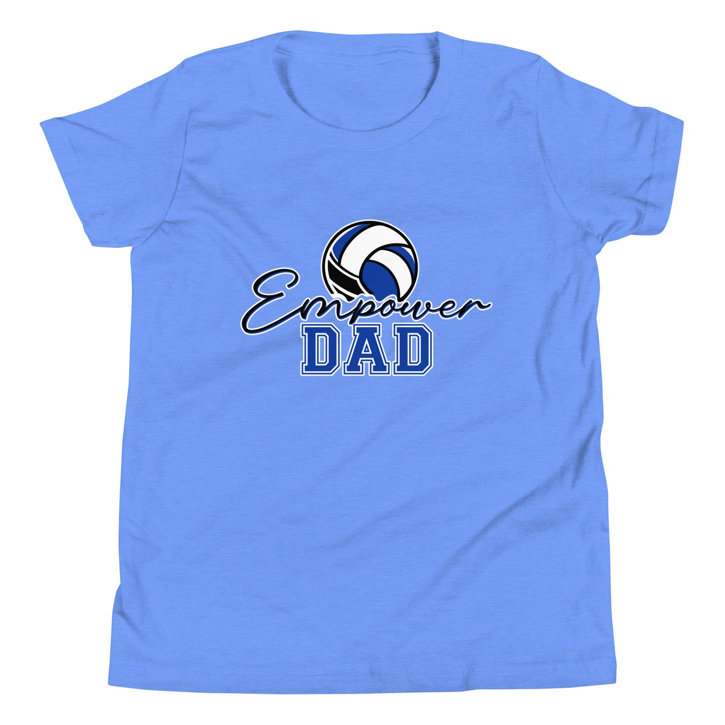 Performance | Youth T-Shirt | Empower Volleyball Club | Dad Crest Logo