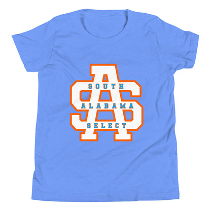 Performance | Youth T-Shirt | South Alabama Select 8U | Letter Crest Logo