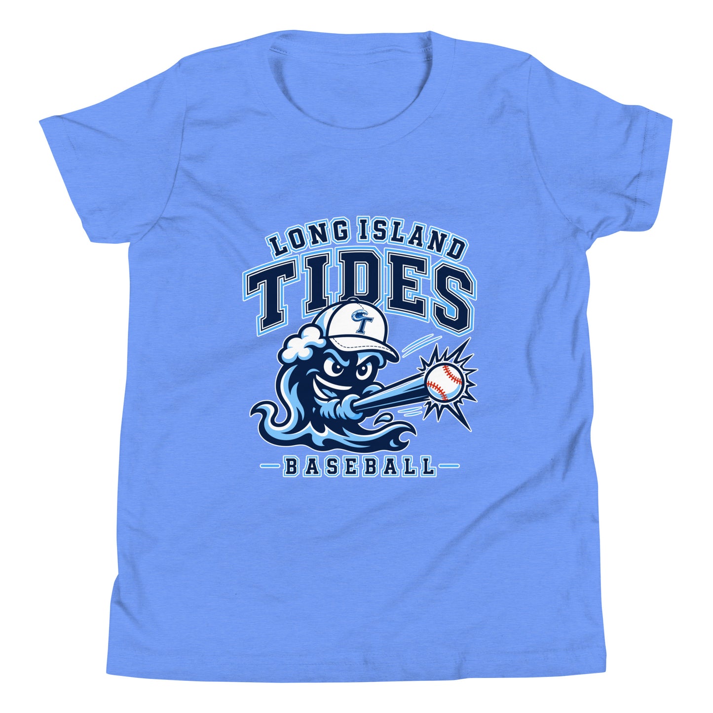 Performance | Youth T-Shirt | Long Island Tides Baseball | Valor Logo