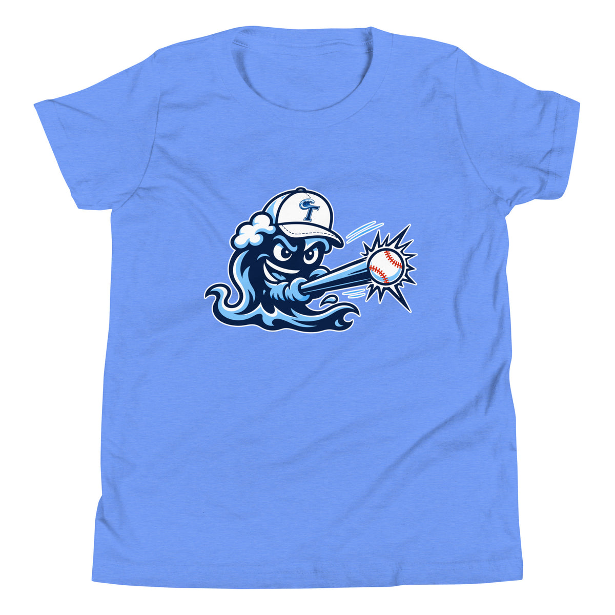 Performance | Youth T-Shirt | Long Island Tides Baseball | Mascot Logo
