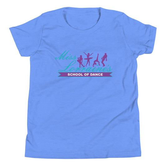 Performance | Youth T-Shirt | Miss Lorraine’s School of Dance | Crest Logo