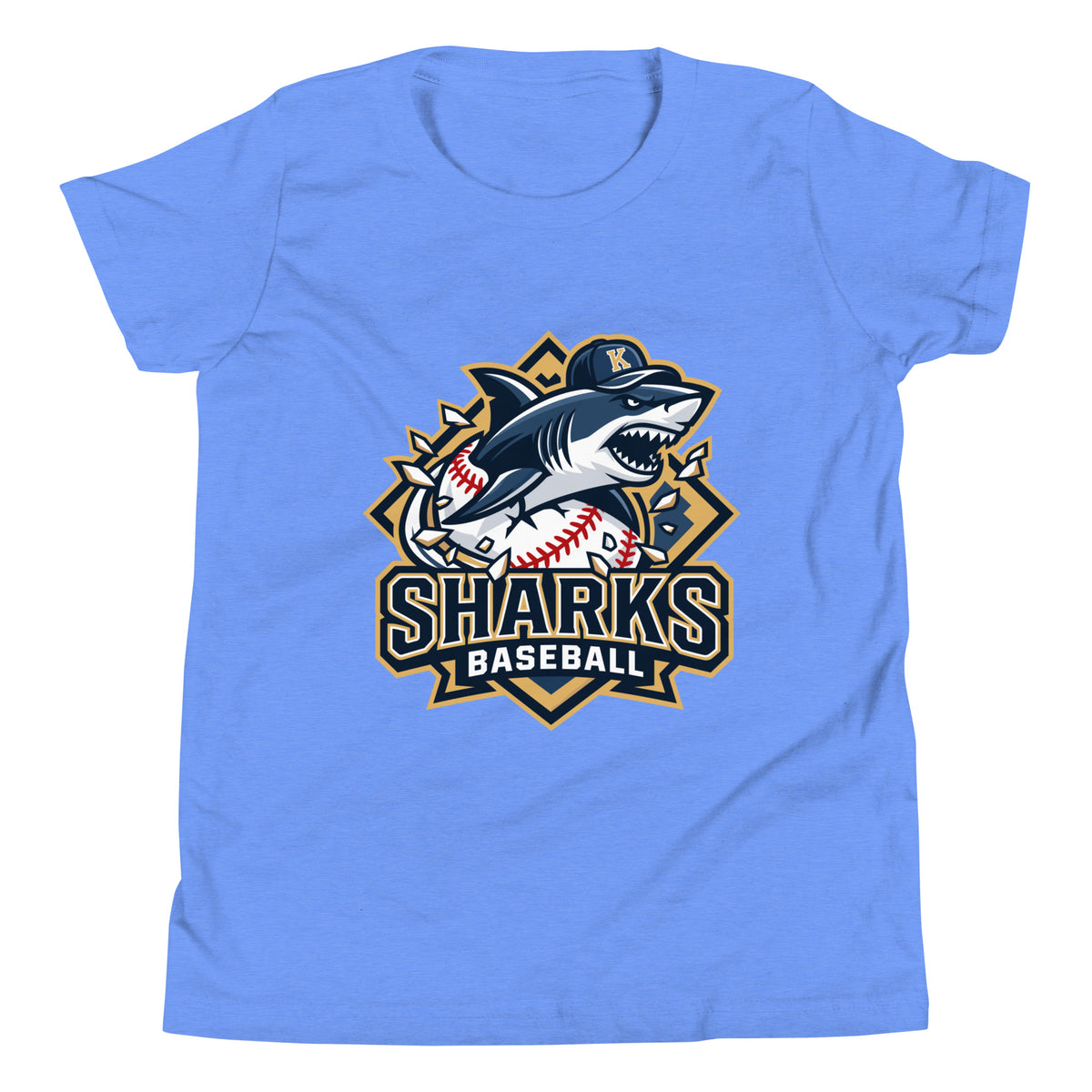 Performance | Youth T-Shirt | Sharks Diamond Sports | Valor Logo