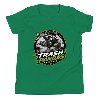 Performance | Youth T-Shirt | Trash Pandas Baseball Organization | Vanguard Logo