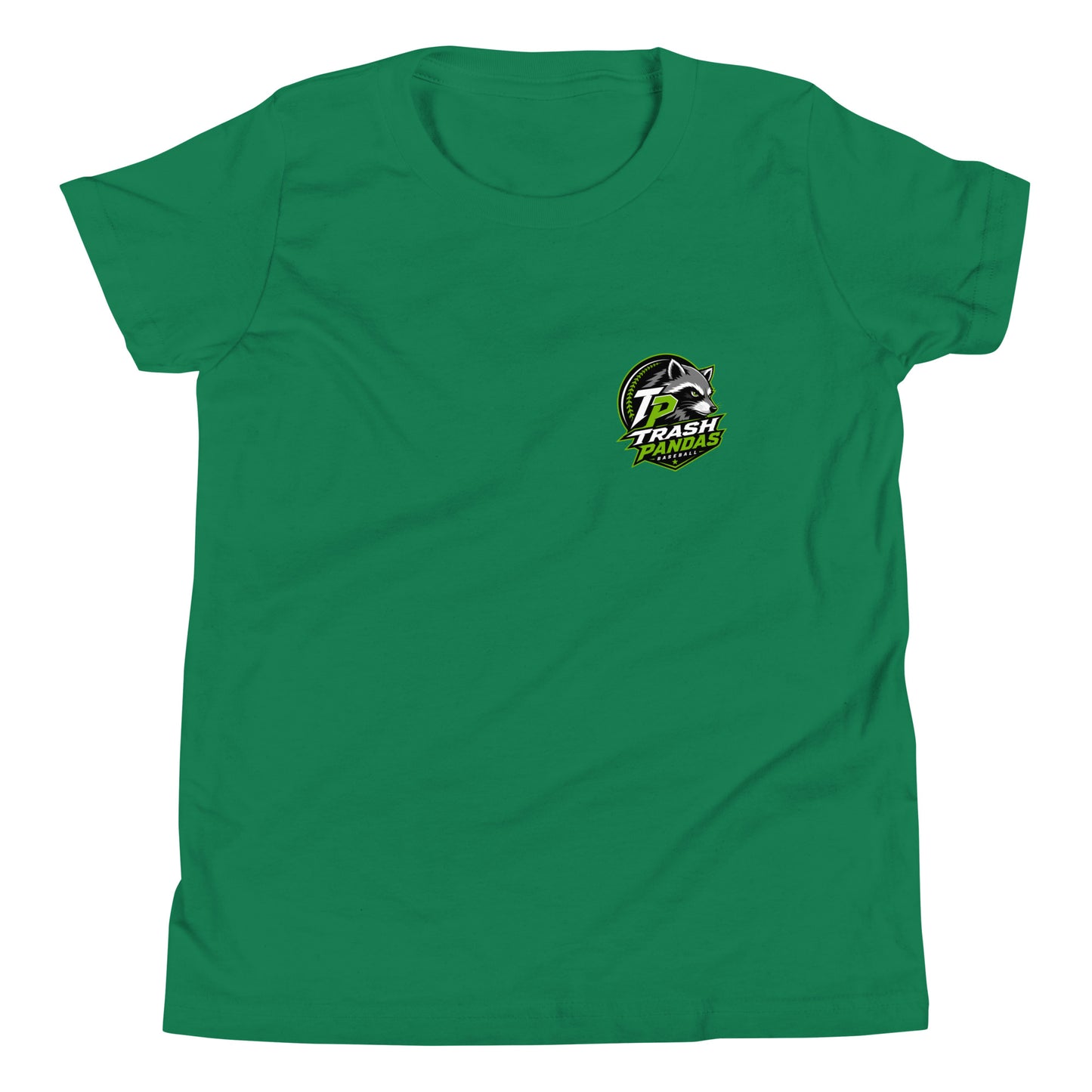 Performance | Youth T-Shirt | Trash Pandas Baseball Organization | Crest Logo