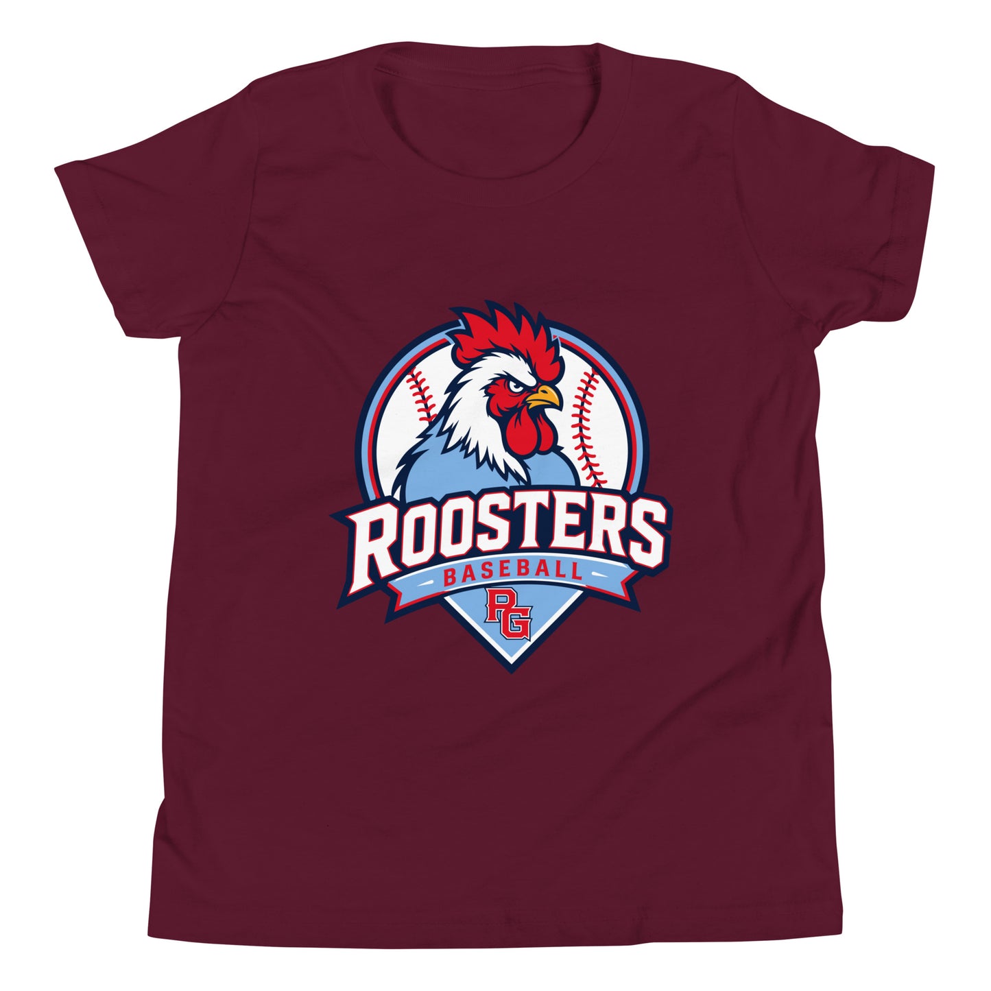 Performance | Youth T-Shirt | Rooster Nation | Athletic Crest Logo