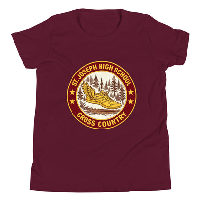 Performance | Youth T-Shirt | St. Joseph High School - Cross Country | Badge Logo