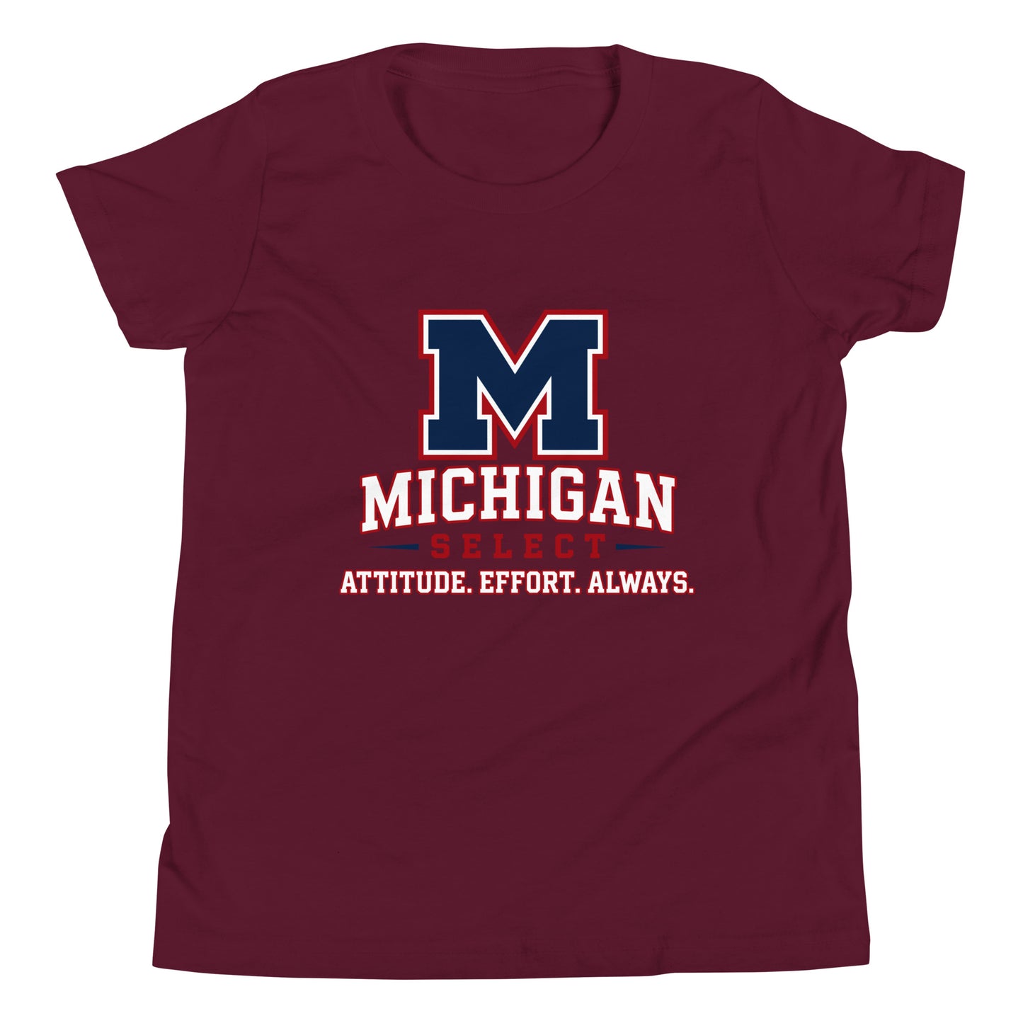 Performance | Youth T-Shirt | Michigan Select Baseball | Crest Logo