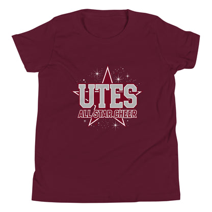 Performance | Youth T-Shirt | Utes Allstar Cheer | Crest Logo