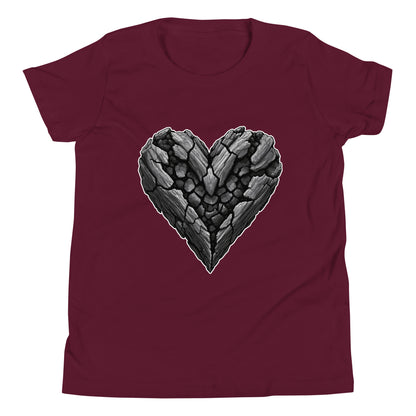 Performance | Youth T-Shirt | Obsidian Heartbeat | Emblem Logo