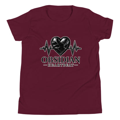 Performance | Youth T-Shirt | Obsidian Heartbeat | Pulse Athletics Logo