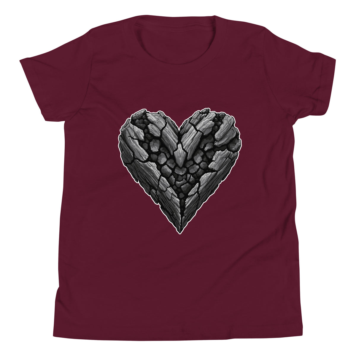 Performance | Youth T-Shirt | Obsidian Heartbeat | Emblem Logo