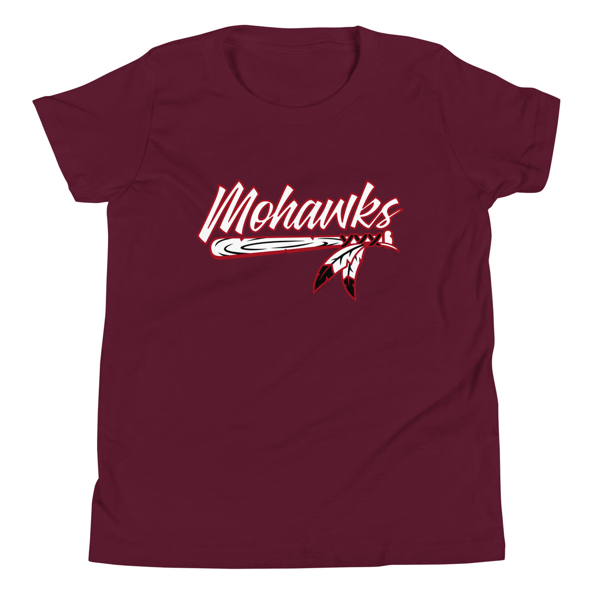 Performance | Youth T-Shirt | Mohawks Baseball 8u | Emblem Logo
