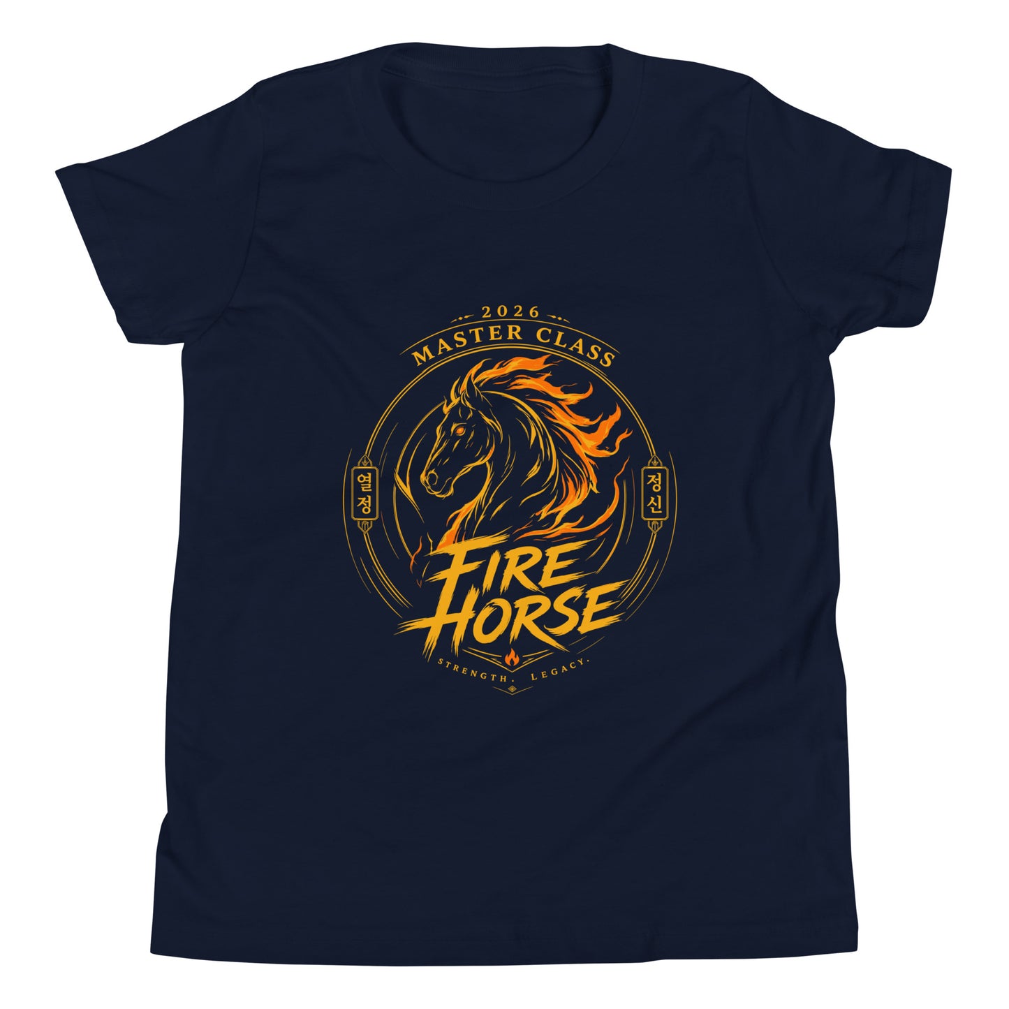 Performance | Youth T-Shirt | Fire Horse Masters | Crest Logo